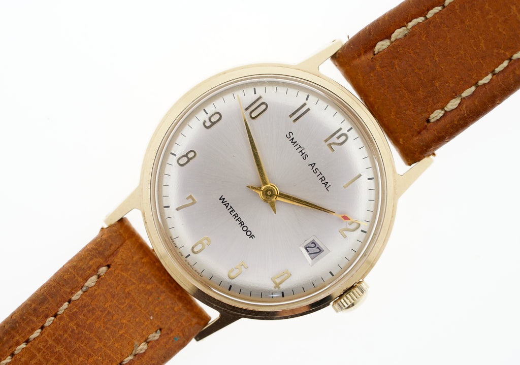 Waterproof gold clearance watch